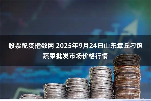 股票配资指数网 2025年9月24日山东章丘刁镇蔬菜批发市场价格行情